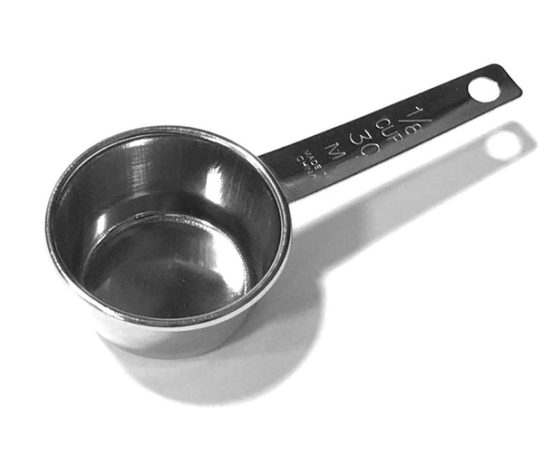 Measuring Cups Stainless Steel Coffee Measuring Scoop 1/8 Cup Large  Capacity And Comfortable Hand Feeling Tablespoon