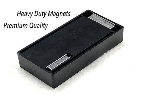 2 Large ALAZCO Magnetic Hide-A-Key Holder for Over-Sized Keys, Car
