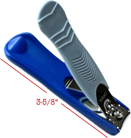2 Comfort Rubber? Grip Metal Nail Clipper 3 & Tweezers 3.75 Blue & Pink  NIP